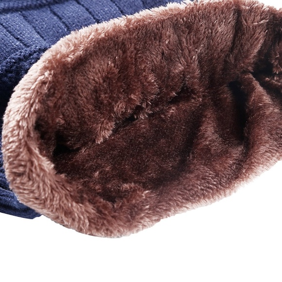 Winter Knitting Skull Cap Wool Slouchy Beanie Hat - Picture 4 of 5